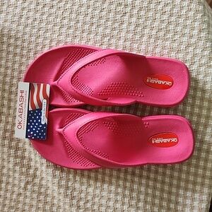 Okabashi arch support flip flop